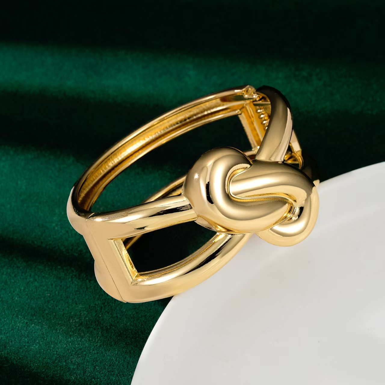 European and American fashion hollow bow bracelet