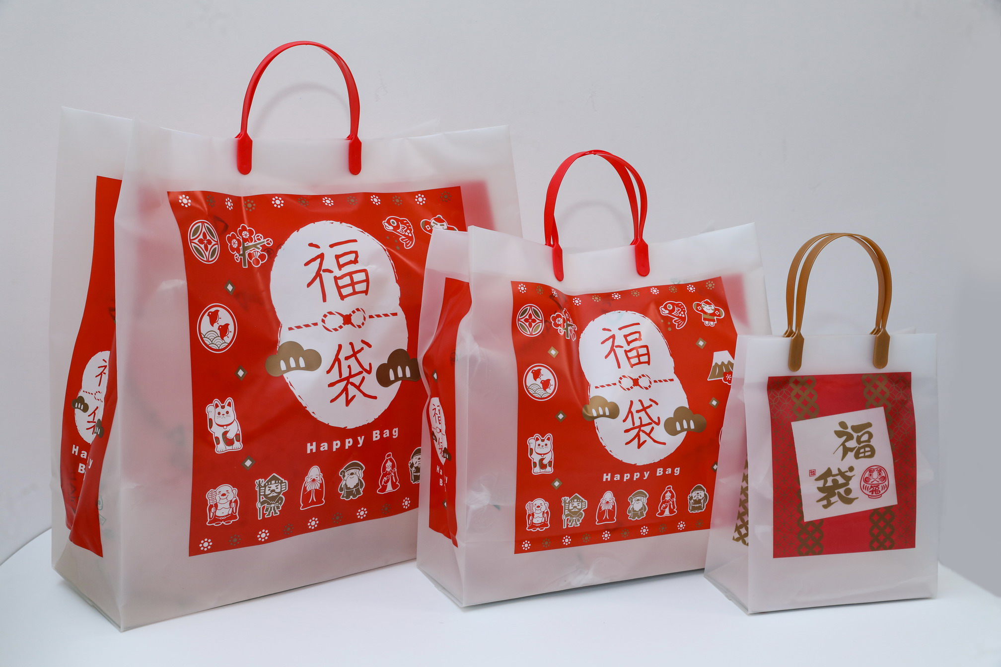 Shopping bags, Gift bags, Brand bags, Chain brand shopping bags,Plastic clip handle bag