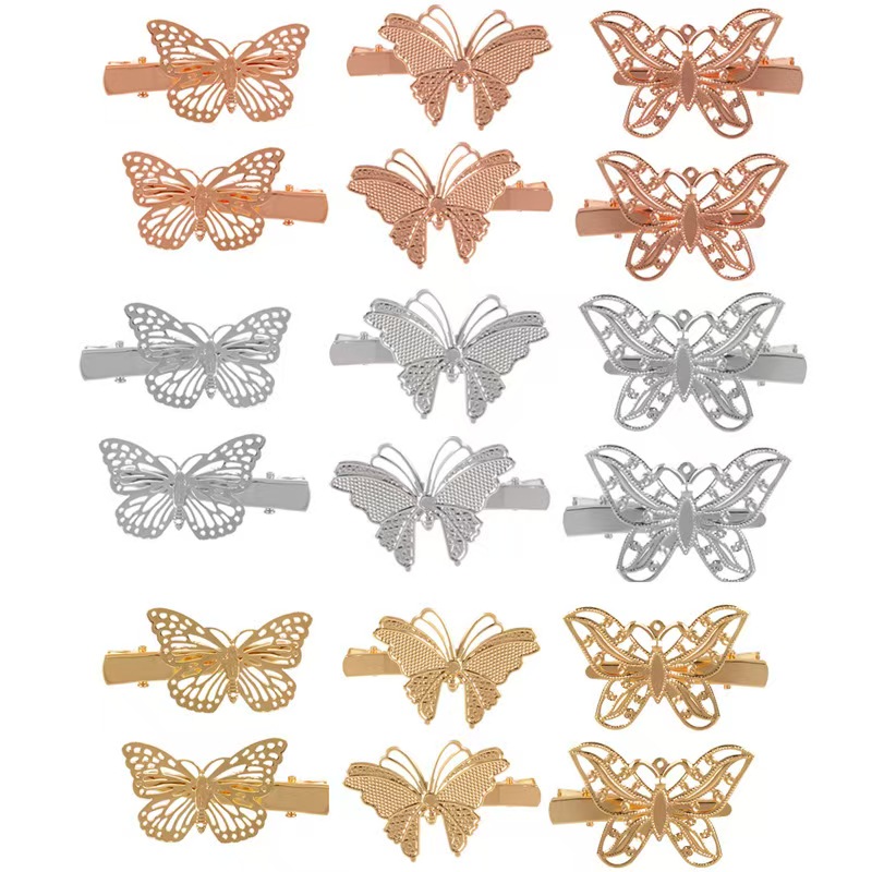 Creative Metal 3D Butterfly HairpinEuropean and American Creative Metal 3D Butterfly Hairpin