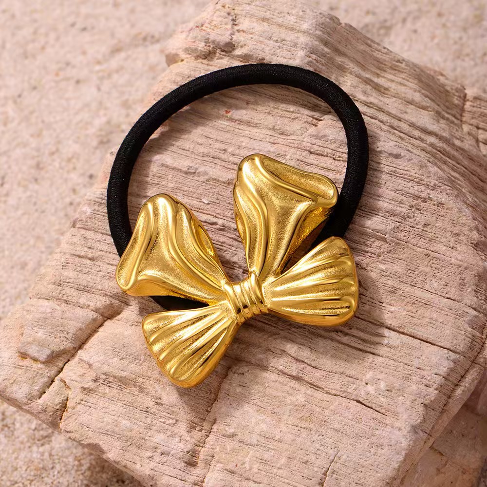 Cross border stainless steel hair rope and ponytail rubber band from Europe and America
