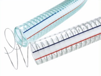 Pvc spiral steel wire reinforced hose