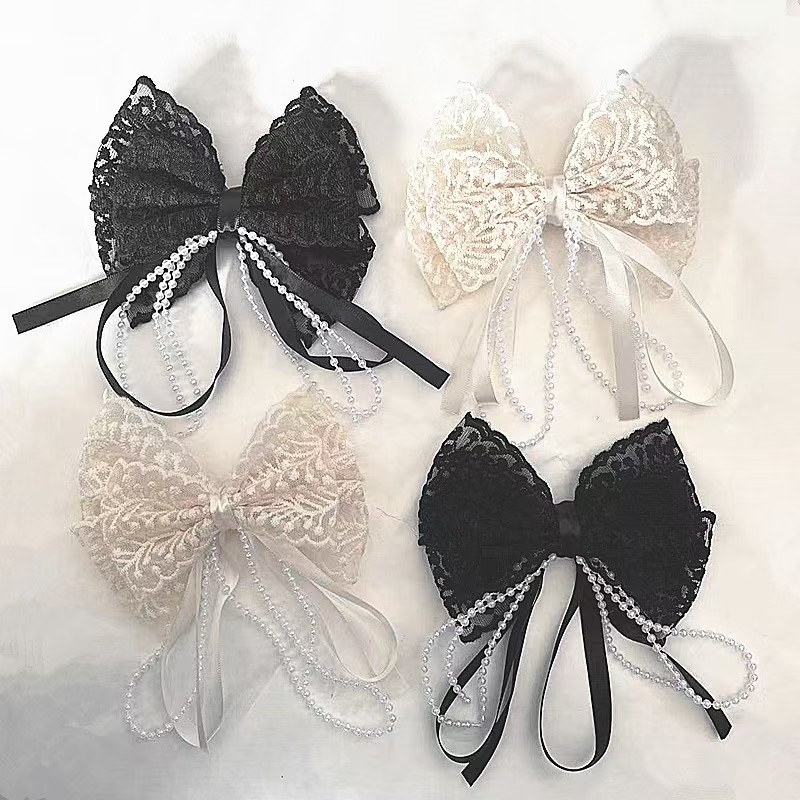 British style girl simple bow ribbon