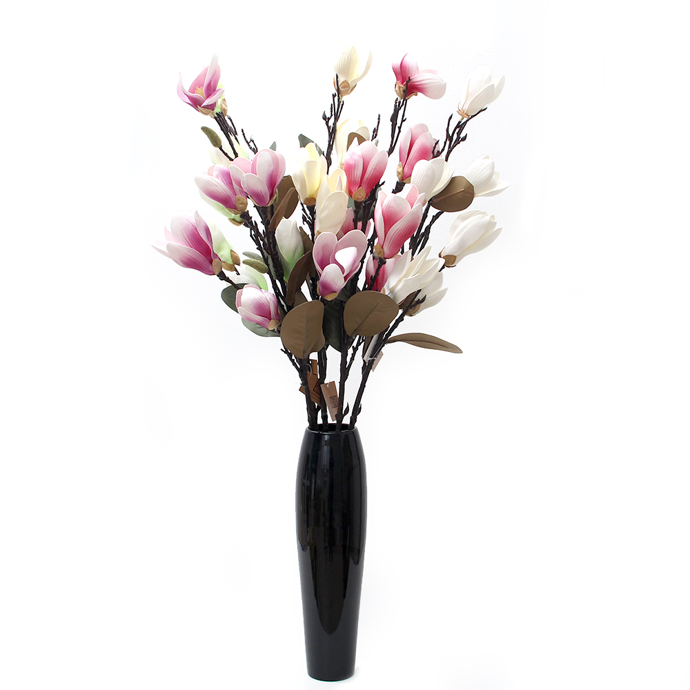 Transworld Artificial Magnolia Leaves Decorative Flowers Faux Greenery Branches