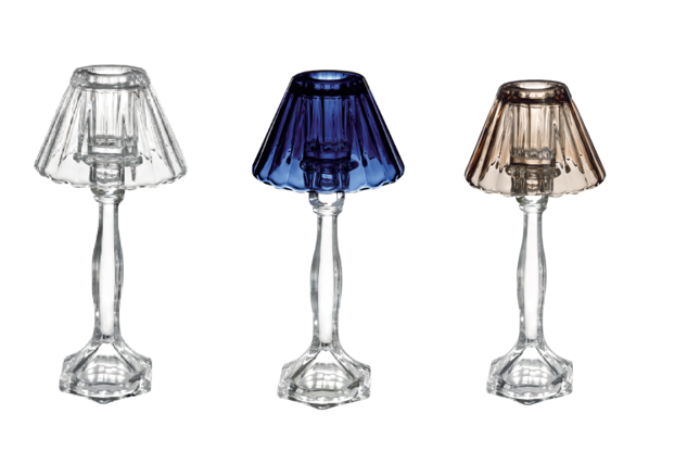 Vertical strip lampshade Big bottom hexagonal Vertical strip wax cup