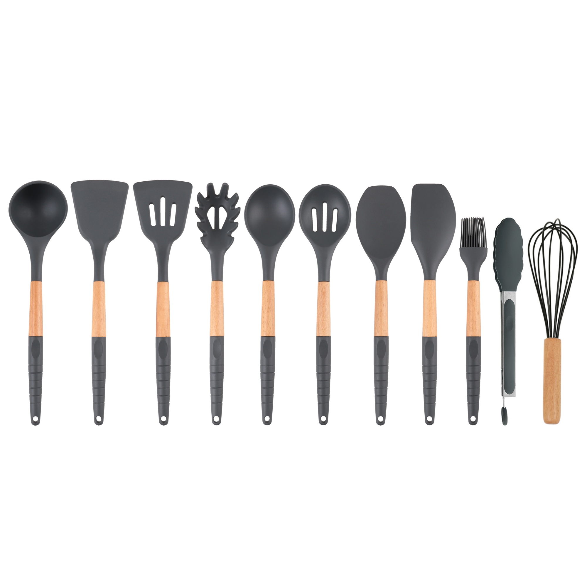 11 piece set of silicone kitchenware