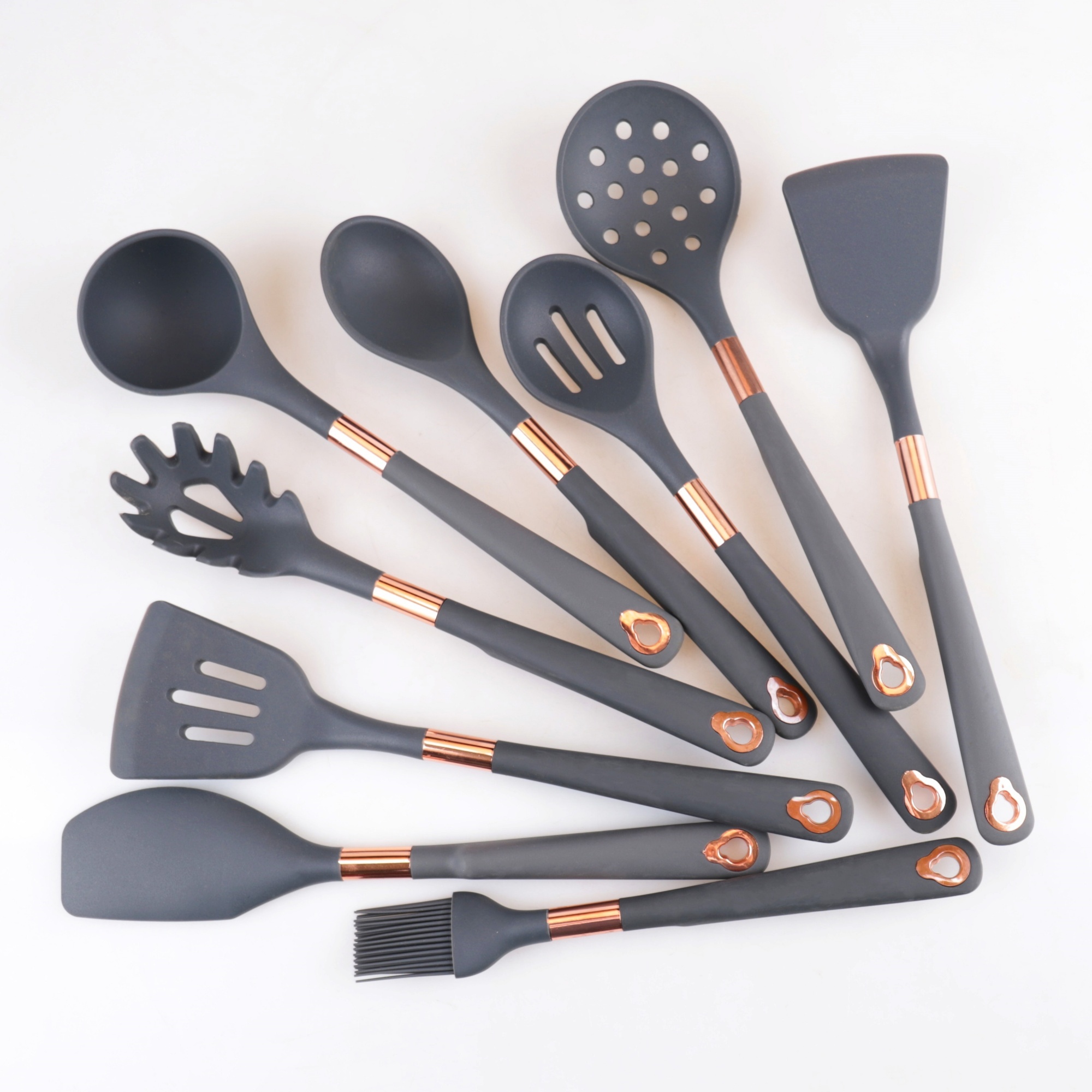 10pcs silicone kitchen utensil set