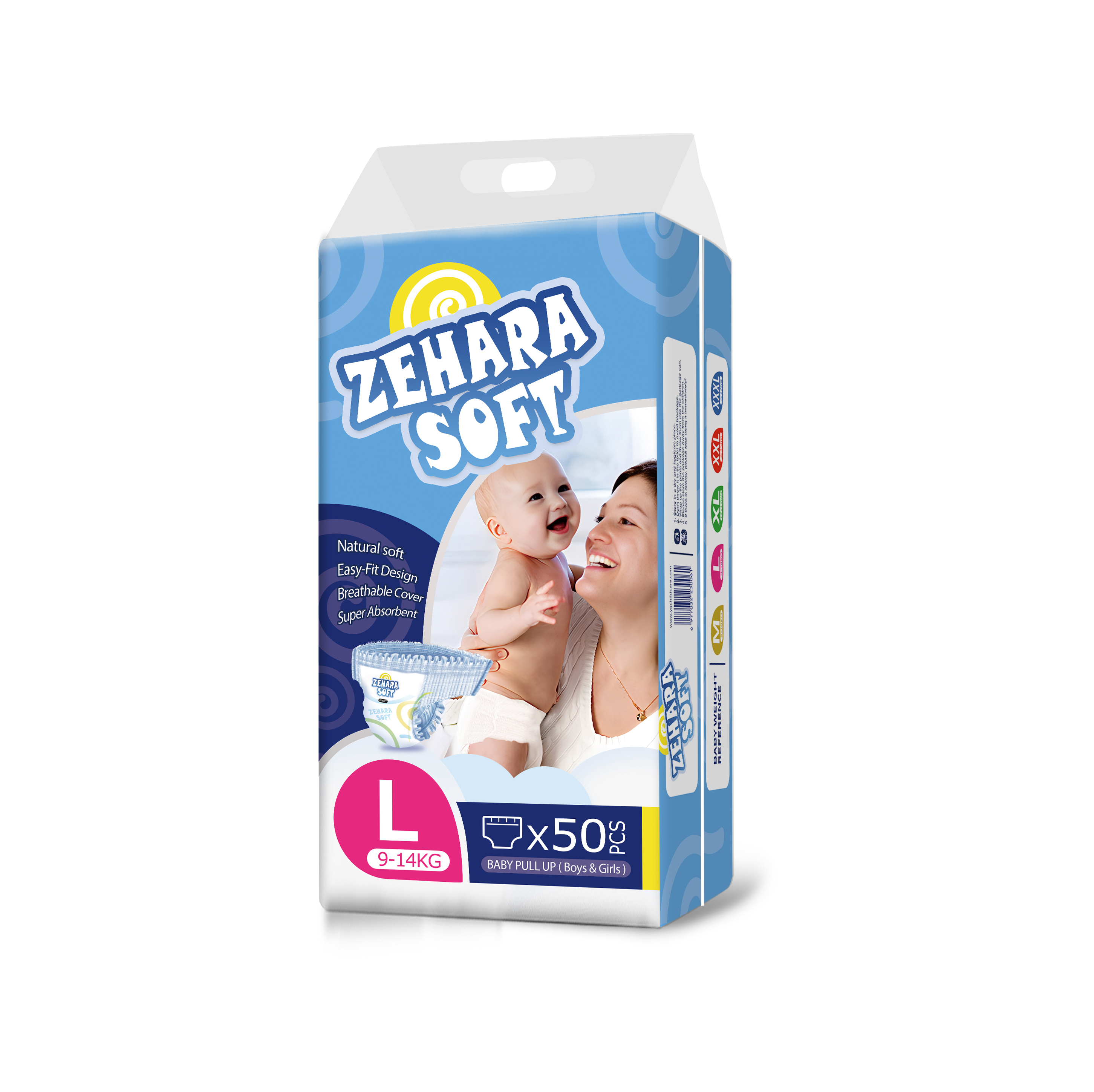 Zehara Soft Baby Diaper Pants