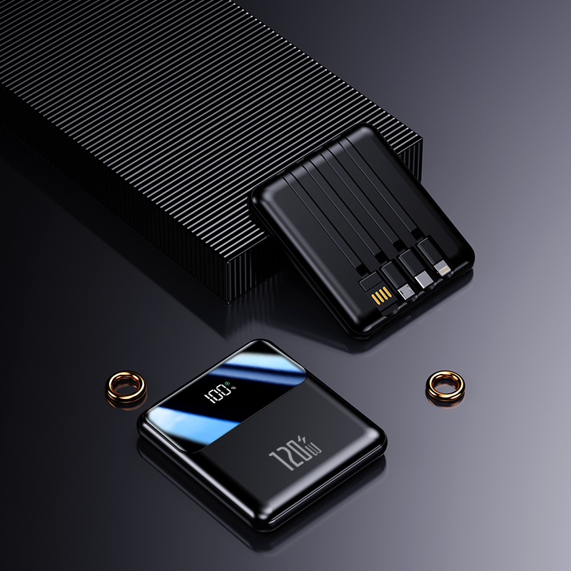 10,000mAh 22.5W Power bank with cable