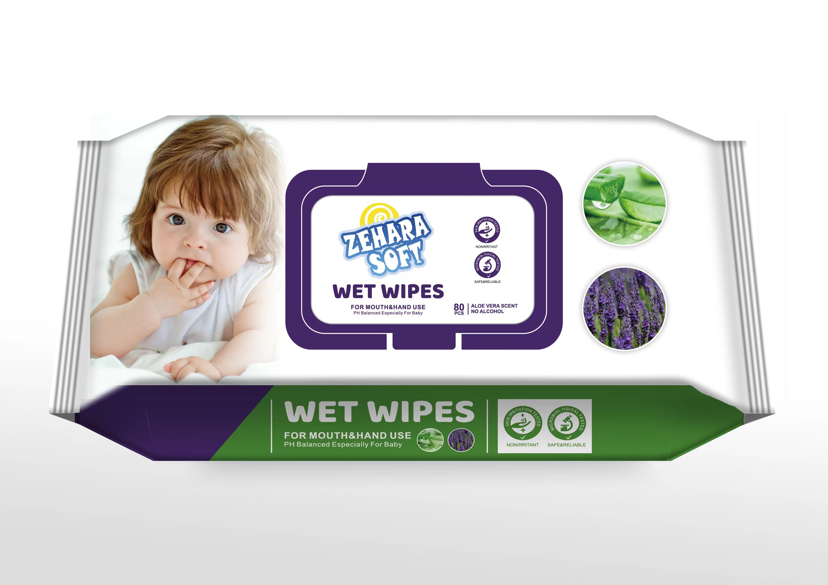 Zehara Soft Wet Wipes