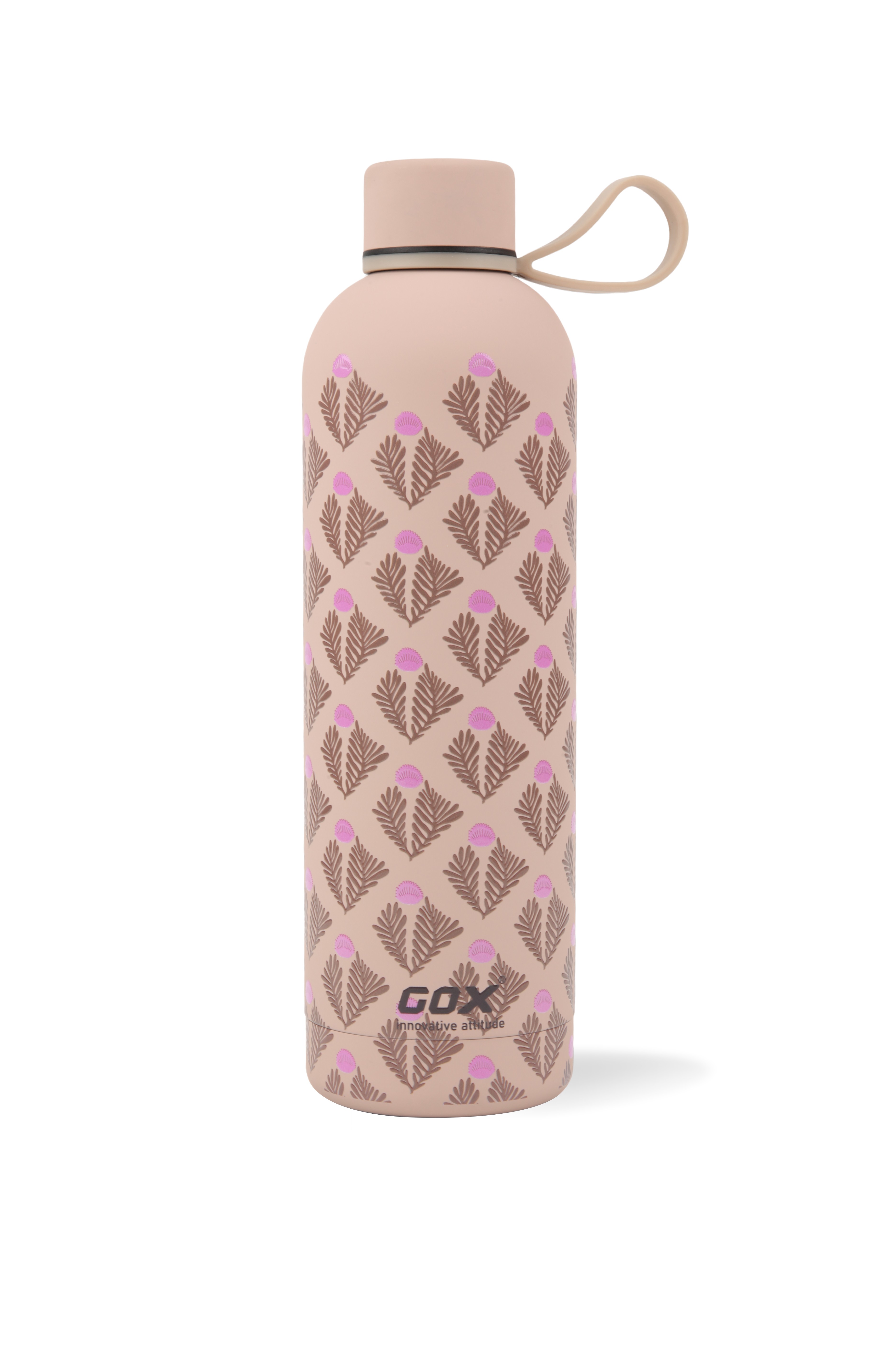 GOX Vacuum Insulated Thermal Stainless steel Flask with O-ring Carry Friendly Handle
