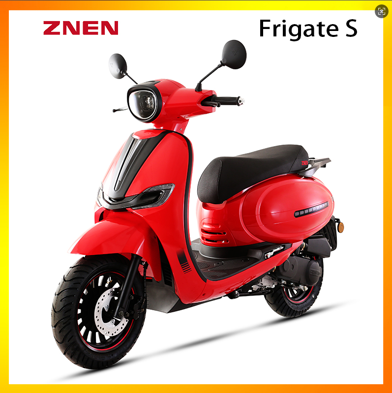 S FRIGATE Wholesale Self-Design Adult Scooter Gas Motor Scooter with LED Lights