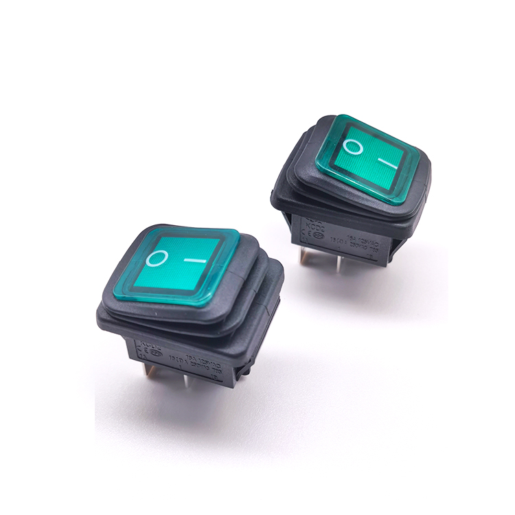 Zhongxing Wright Hot Sale KCD2 With Waterproof Cap Rocker Switch Power Switch
