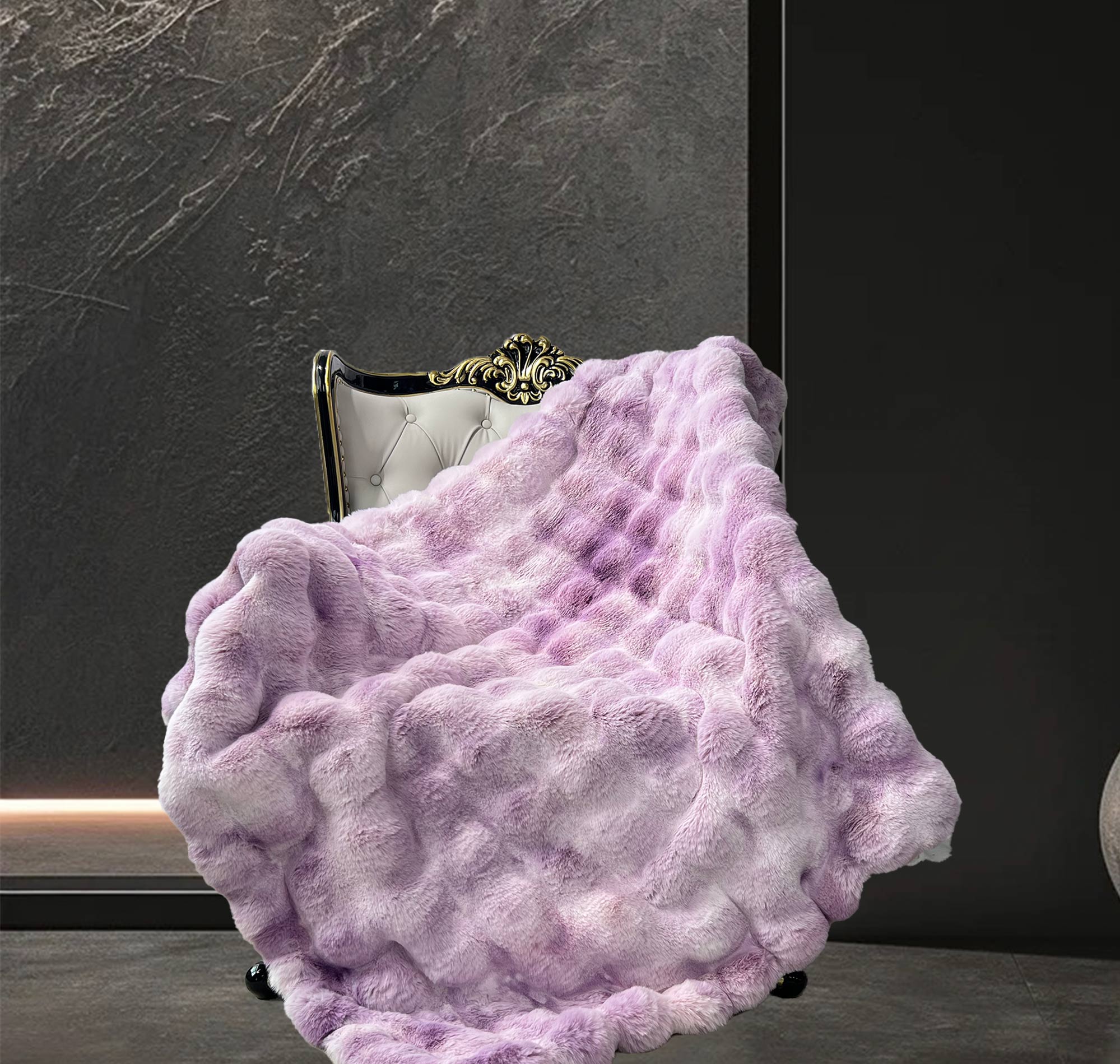 faux fur throw
