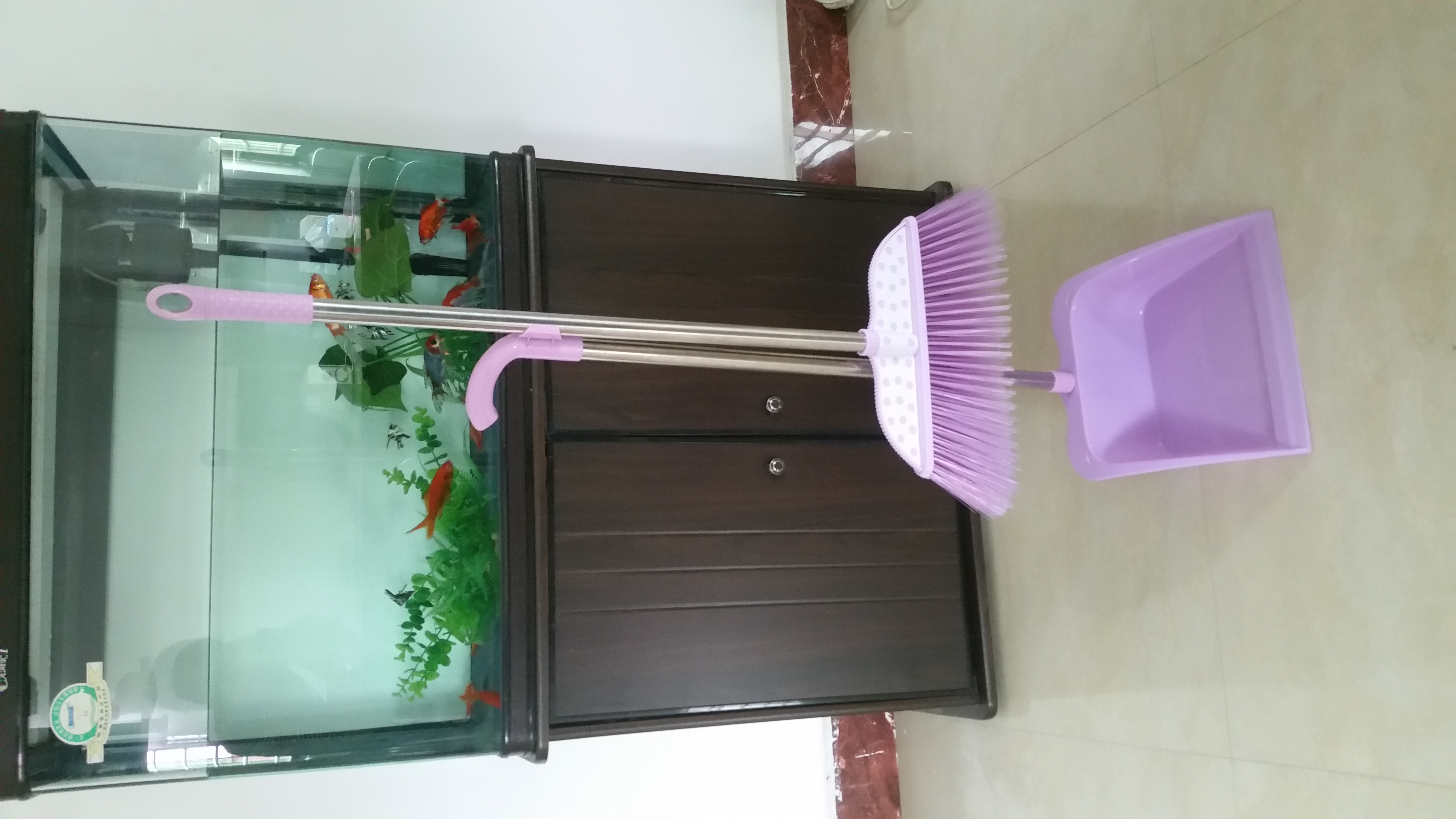 Plastic broom, plastic broom, broom, cleaning supplies, furniture supplies