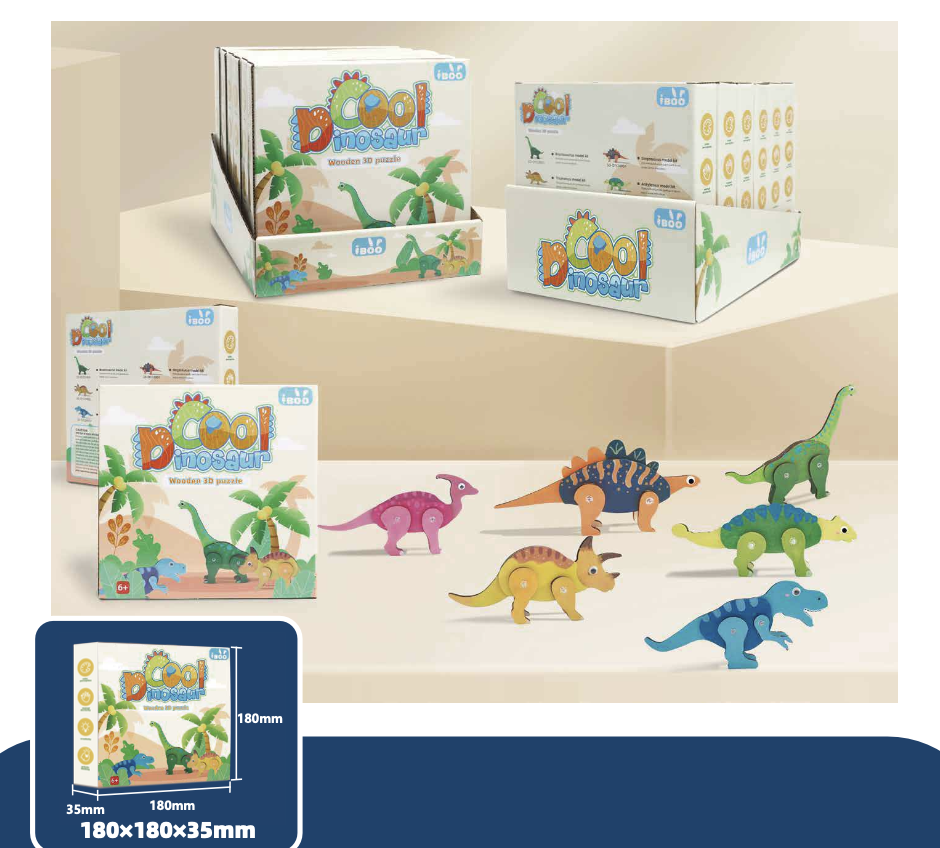 3D DIY dinosaur painting set