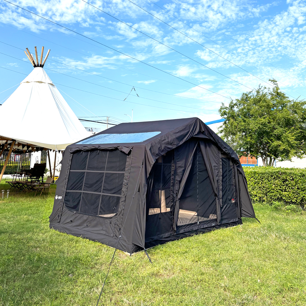 Air inflatable tent