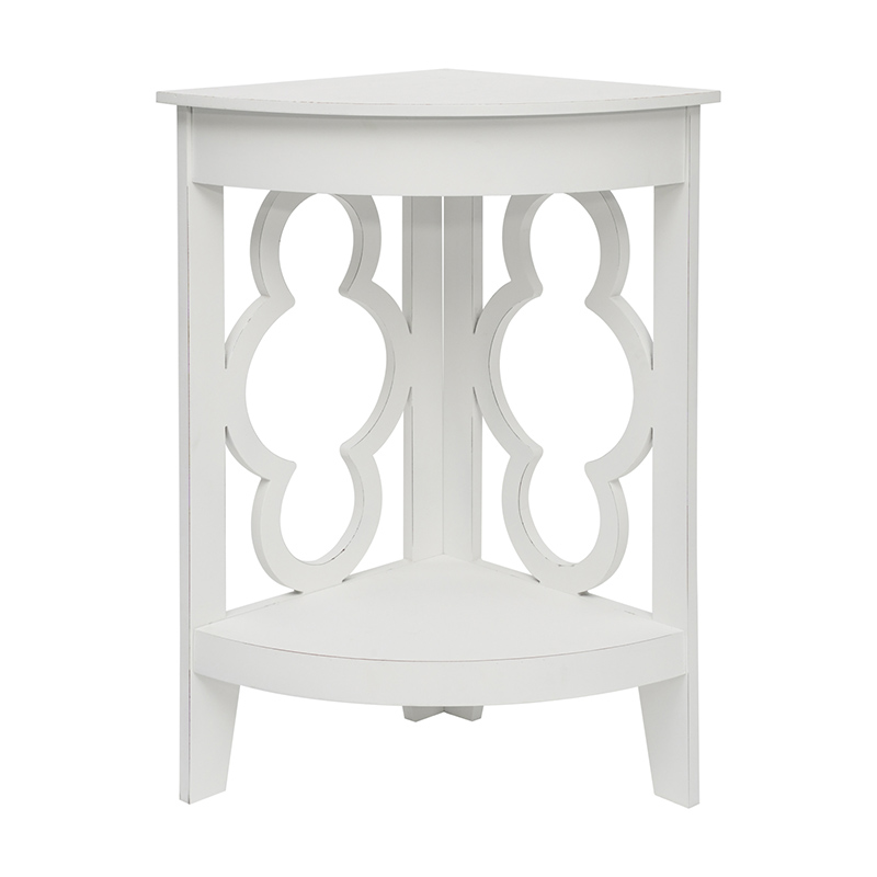 Nordic style White Corner Table