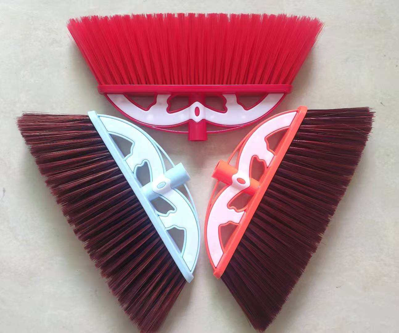 Plastic broom, plastic broom, broom, cleaning supplies, furniture supplies