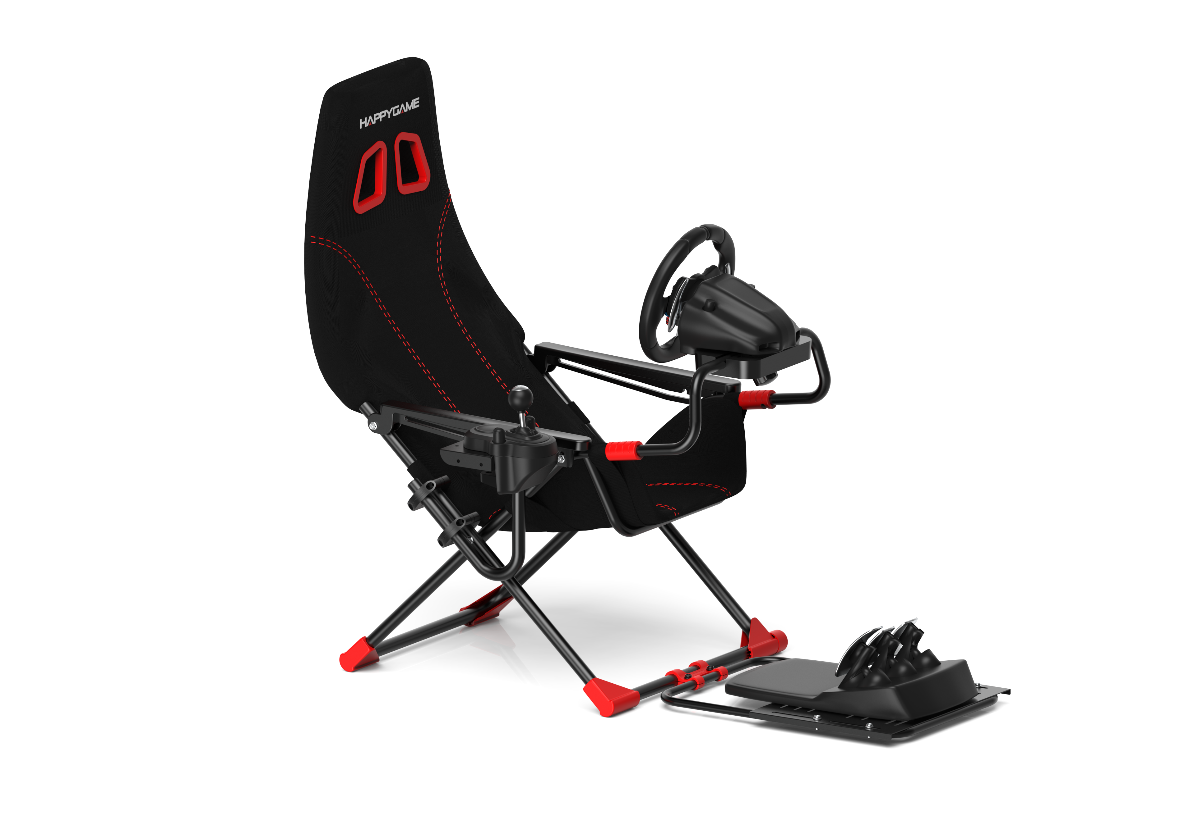 Folding Bracket Racing Game Simulator Seat Steering Wheel Bracket Display Screen Bracket Pedal