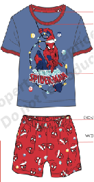 Disney children's Spider-Man short sleeve shorts pajama set
