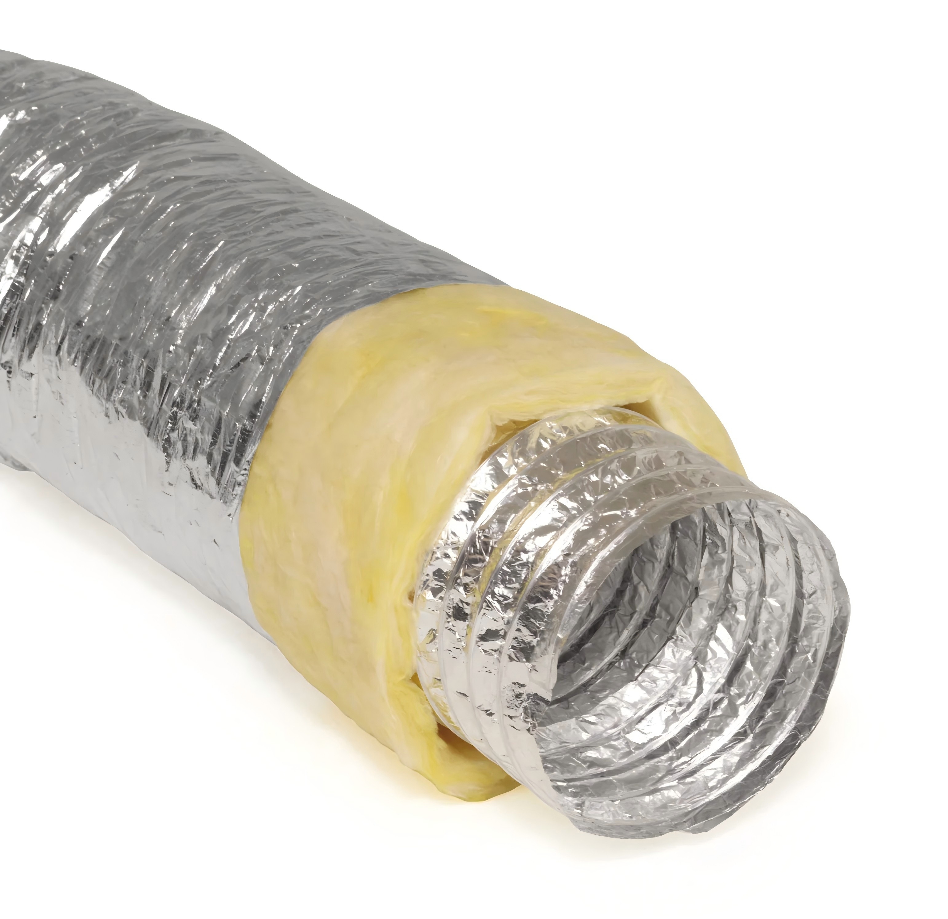 Fiberglass Coated Aluminum Foil Insulated Duct