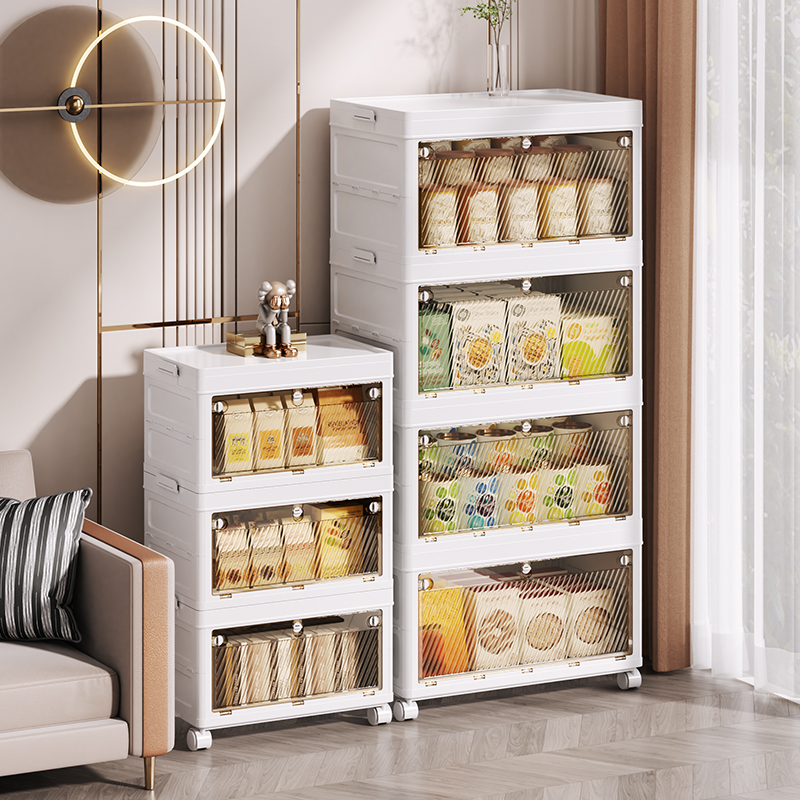 One-piece stretch folding storage box