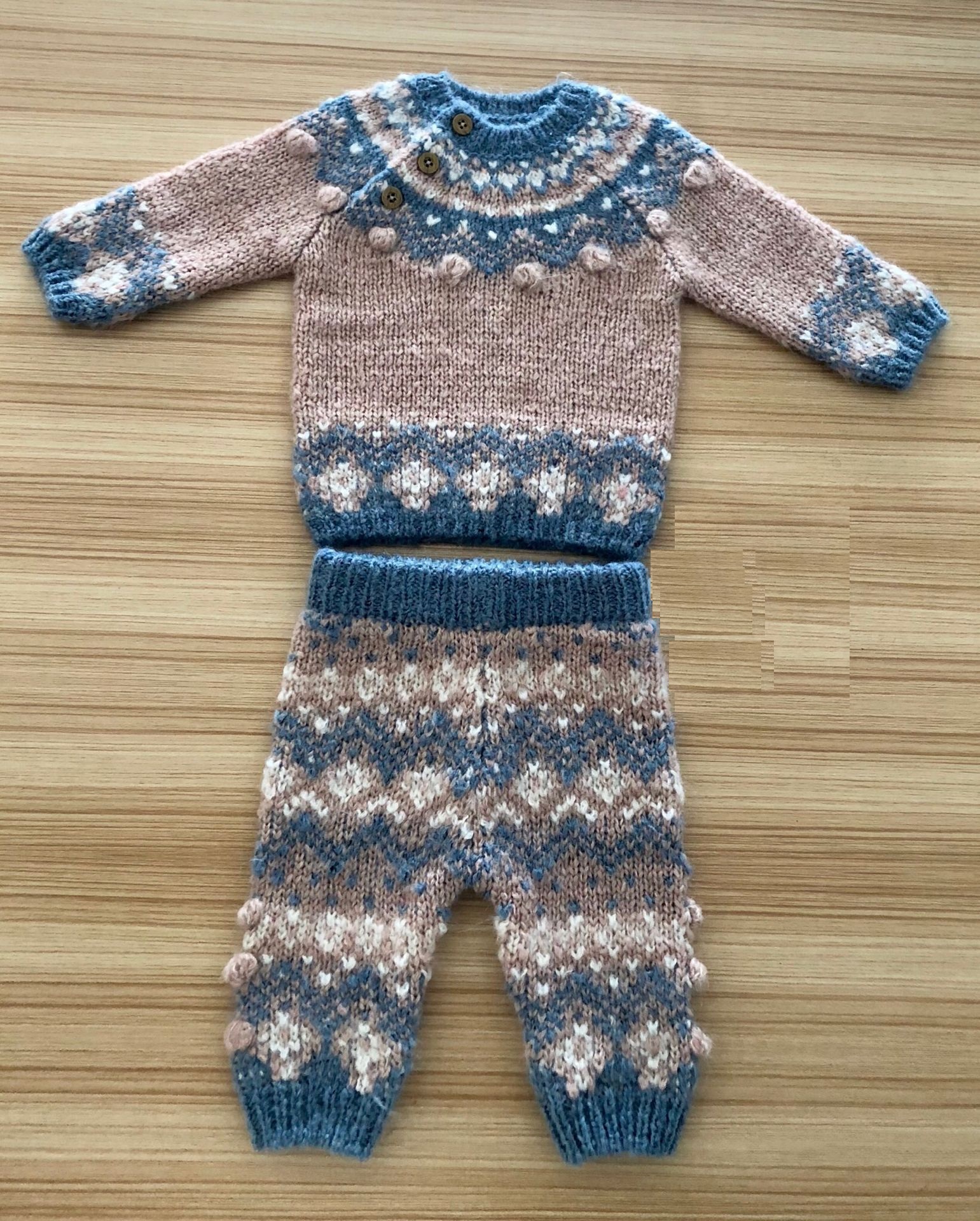 Baby knitted 2pcs set