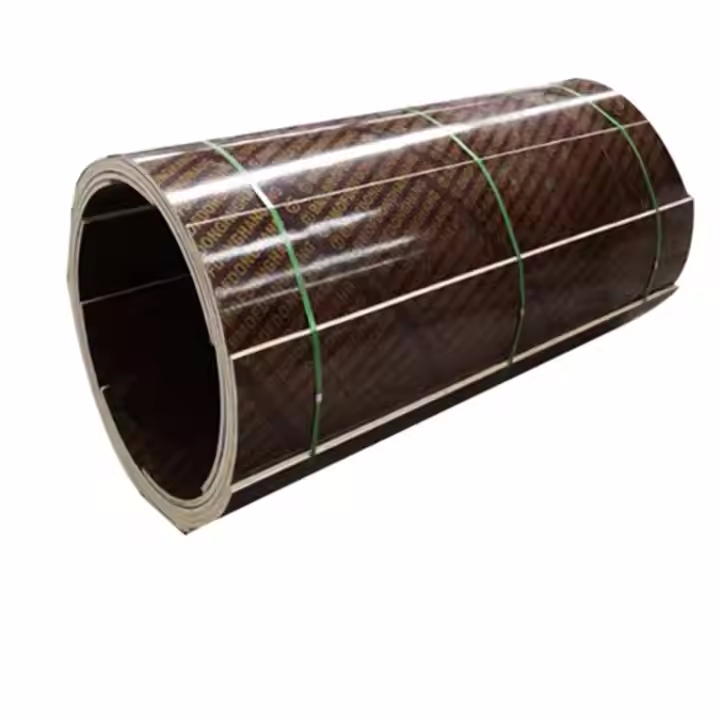 Cylindrical shuttering plywood