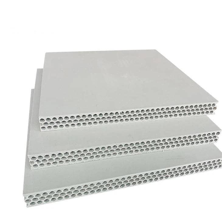 Grey White PP Round Hollow Board