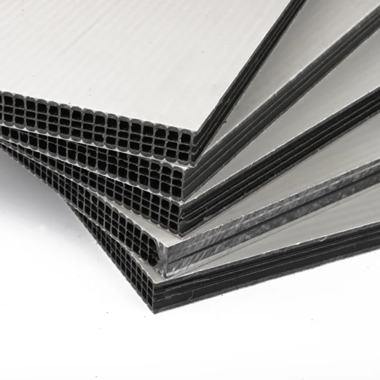 Black White PP Round Hollow Board