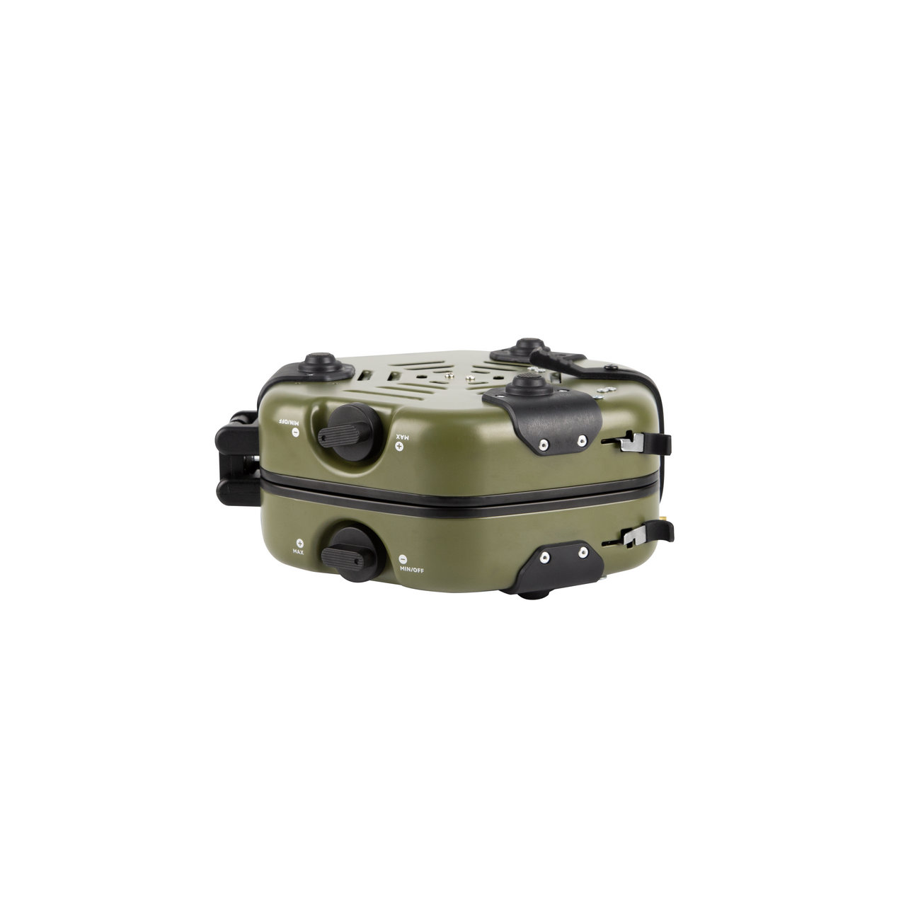 Double head portable folding camping stove