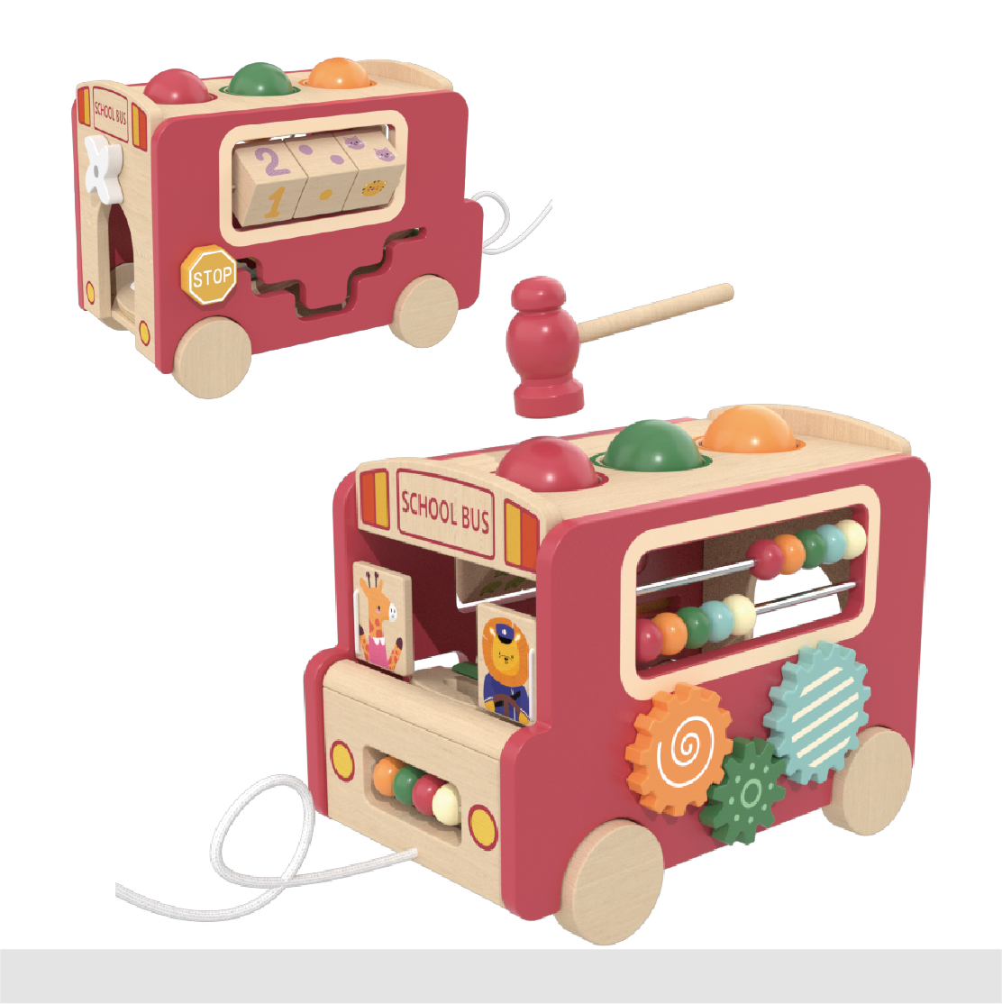 Music knocking cart