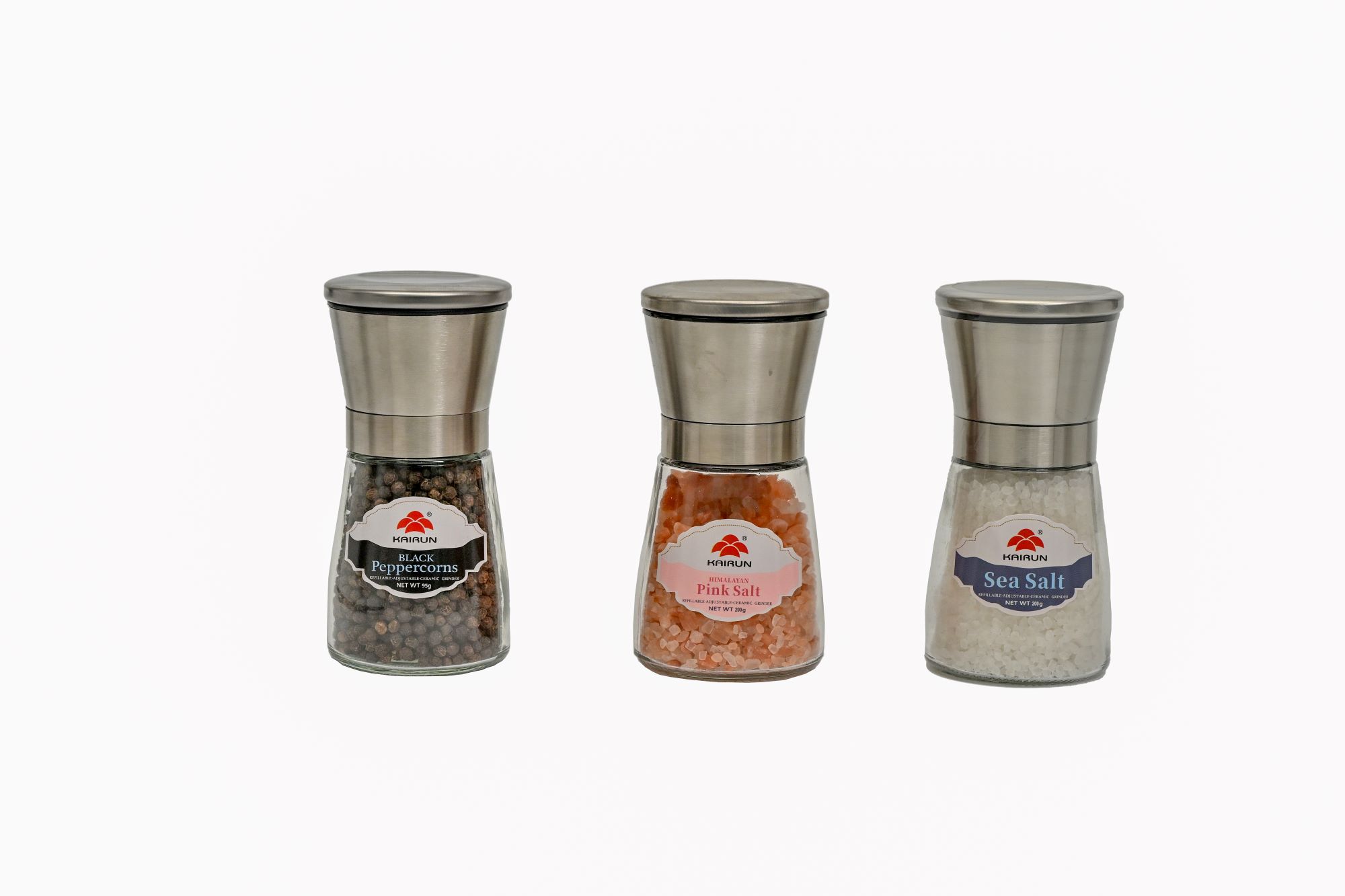 Kitchen Mill/Grinder glass bottle