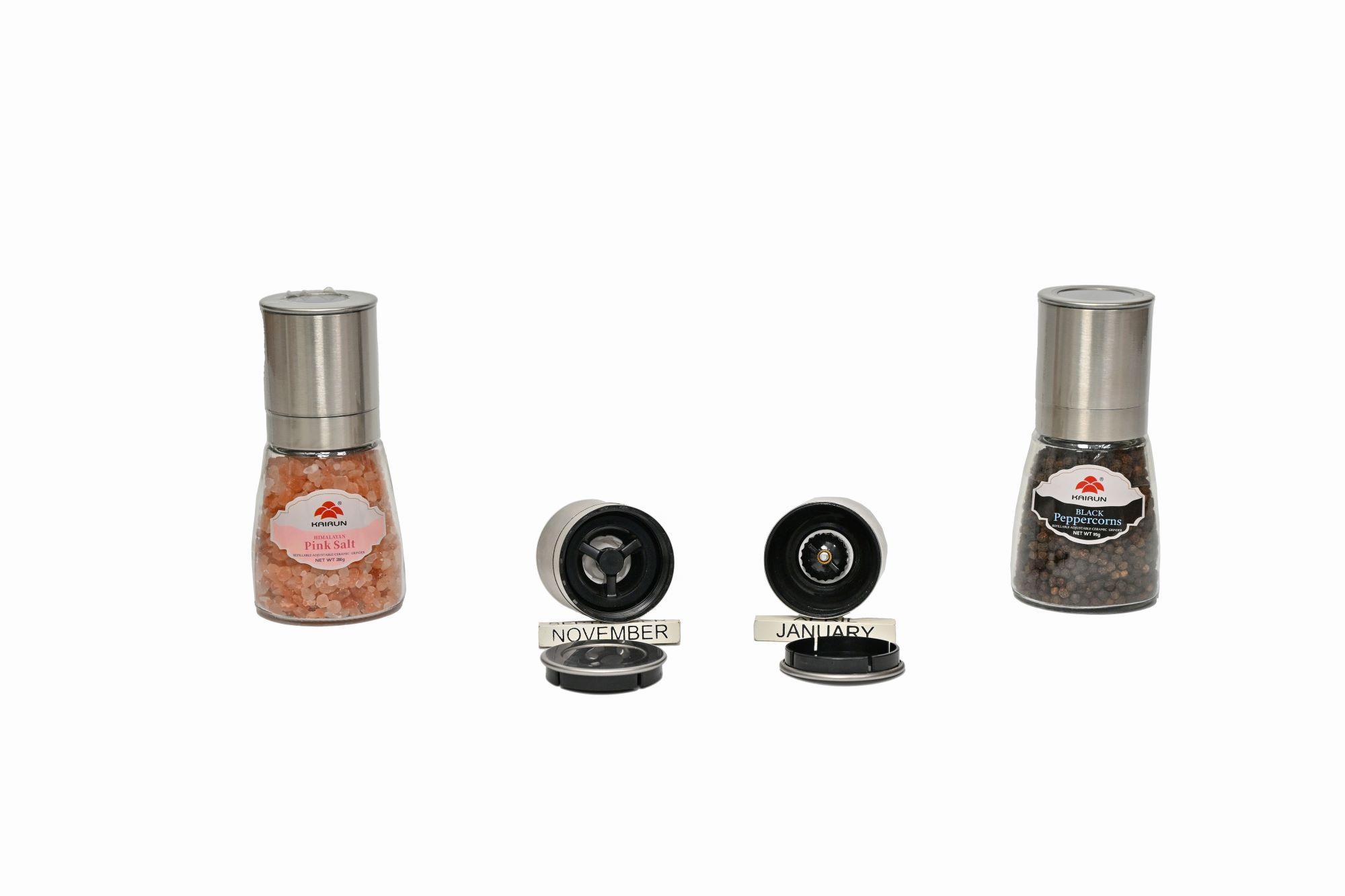 Kitchen Mill/Grinder glass bottle