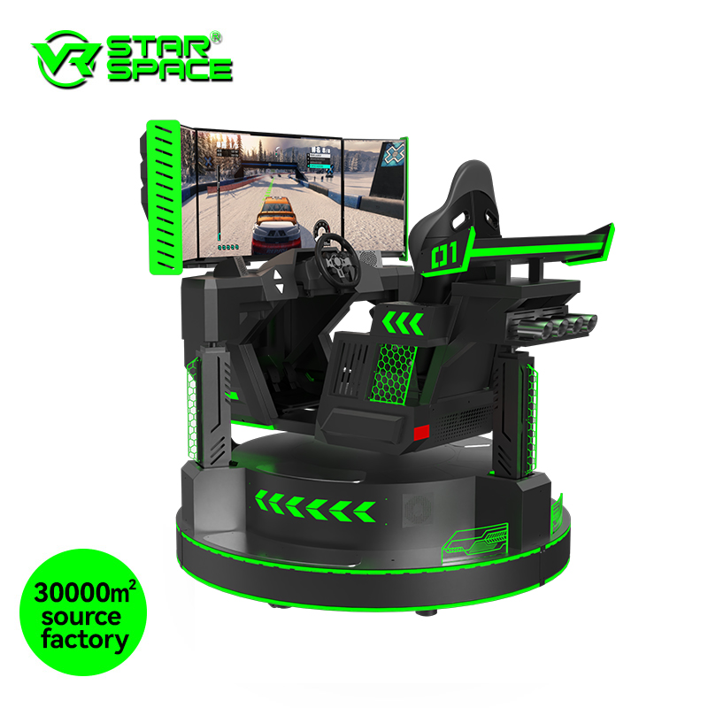 VR Star Space Star Racing Pro VR Racing Driving Simulator Three Screen Racing Machine