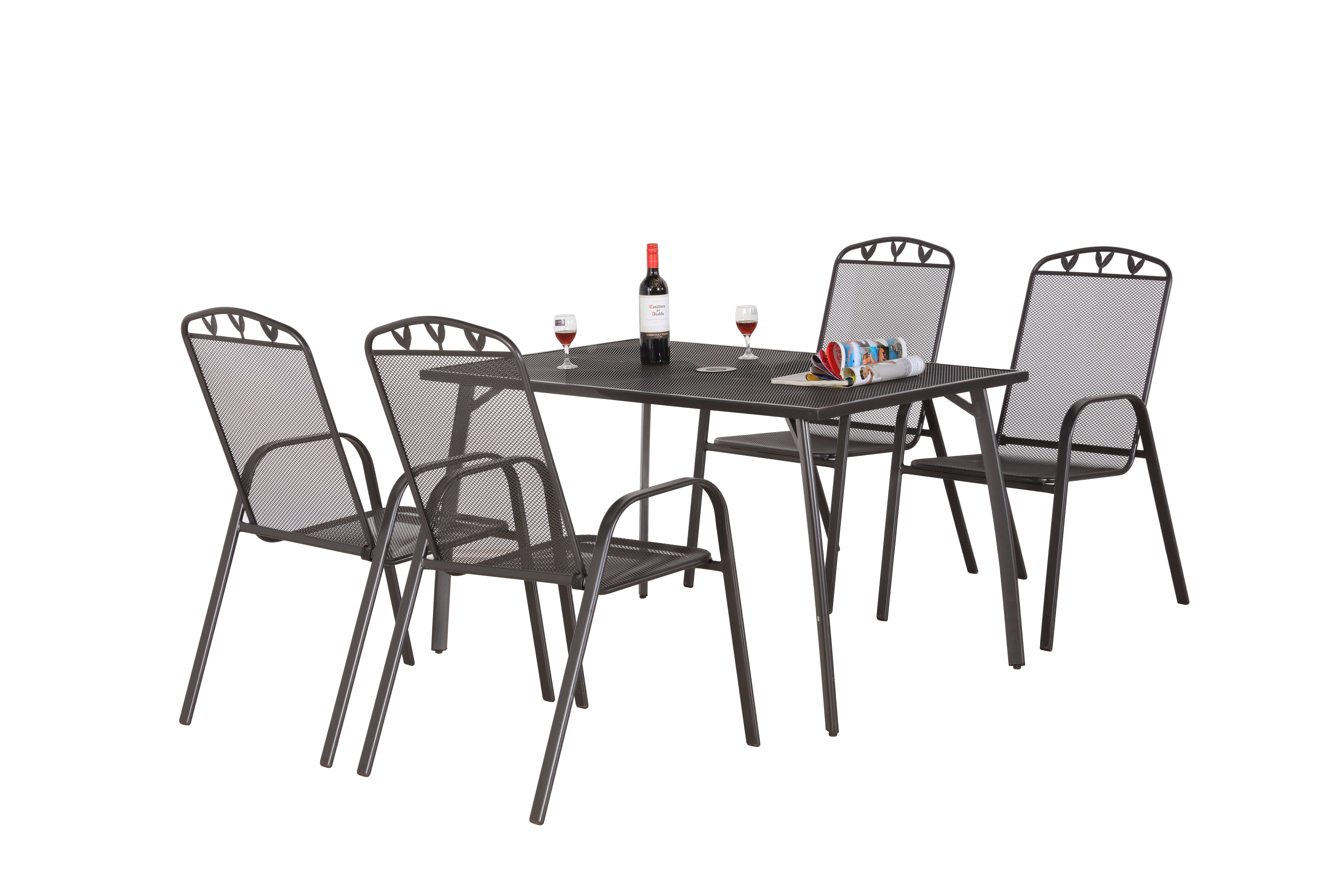 Steel mesh set