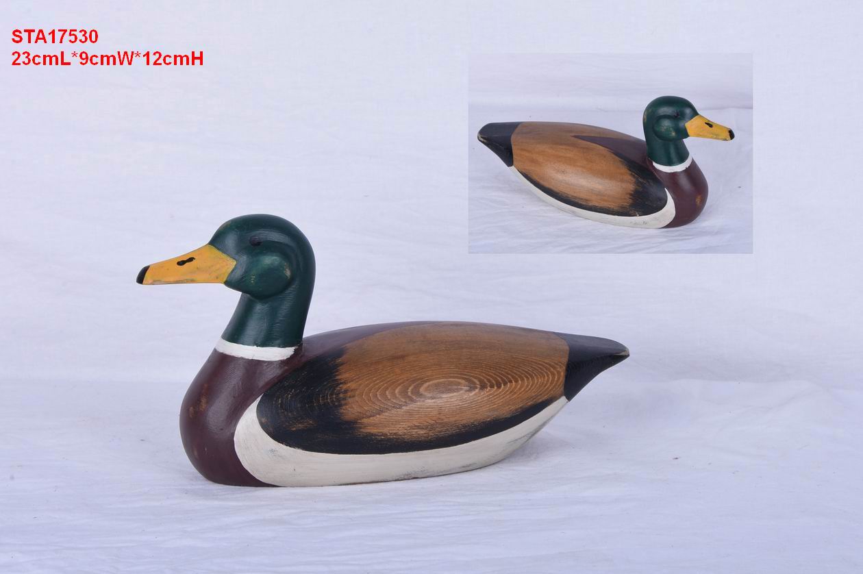wooden duck