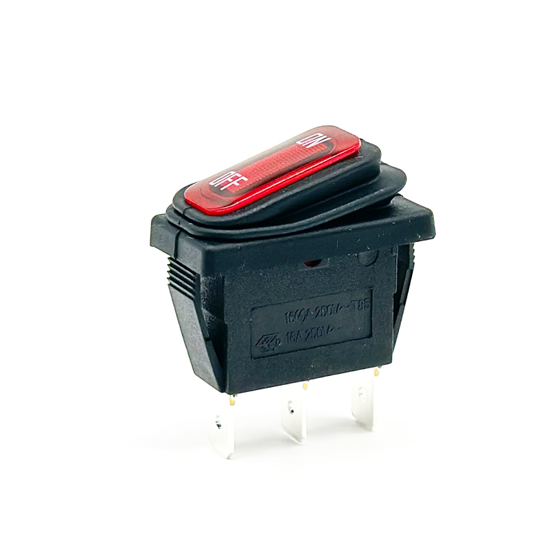 16A 250V illminated waterproof rocker switch