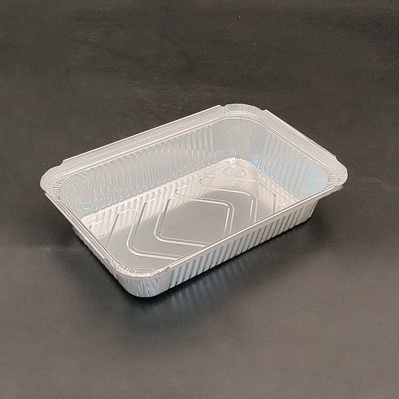 Medium-Sized Aluminum Foil Container | Disposable Food-Grade Foil Tray