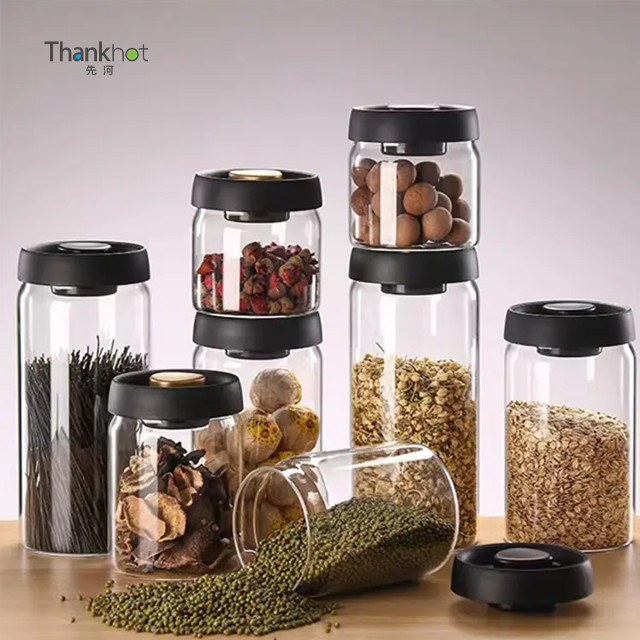 VACUUM FOOD CONTAINER PET vacuum food storage containers 3PCS in one sets