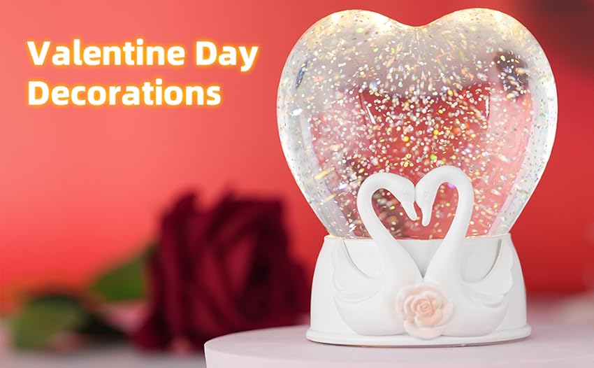 Valentine's Day water globe