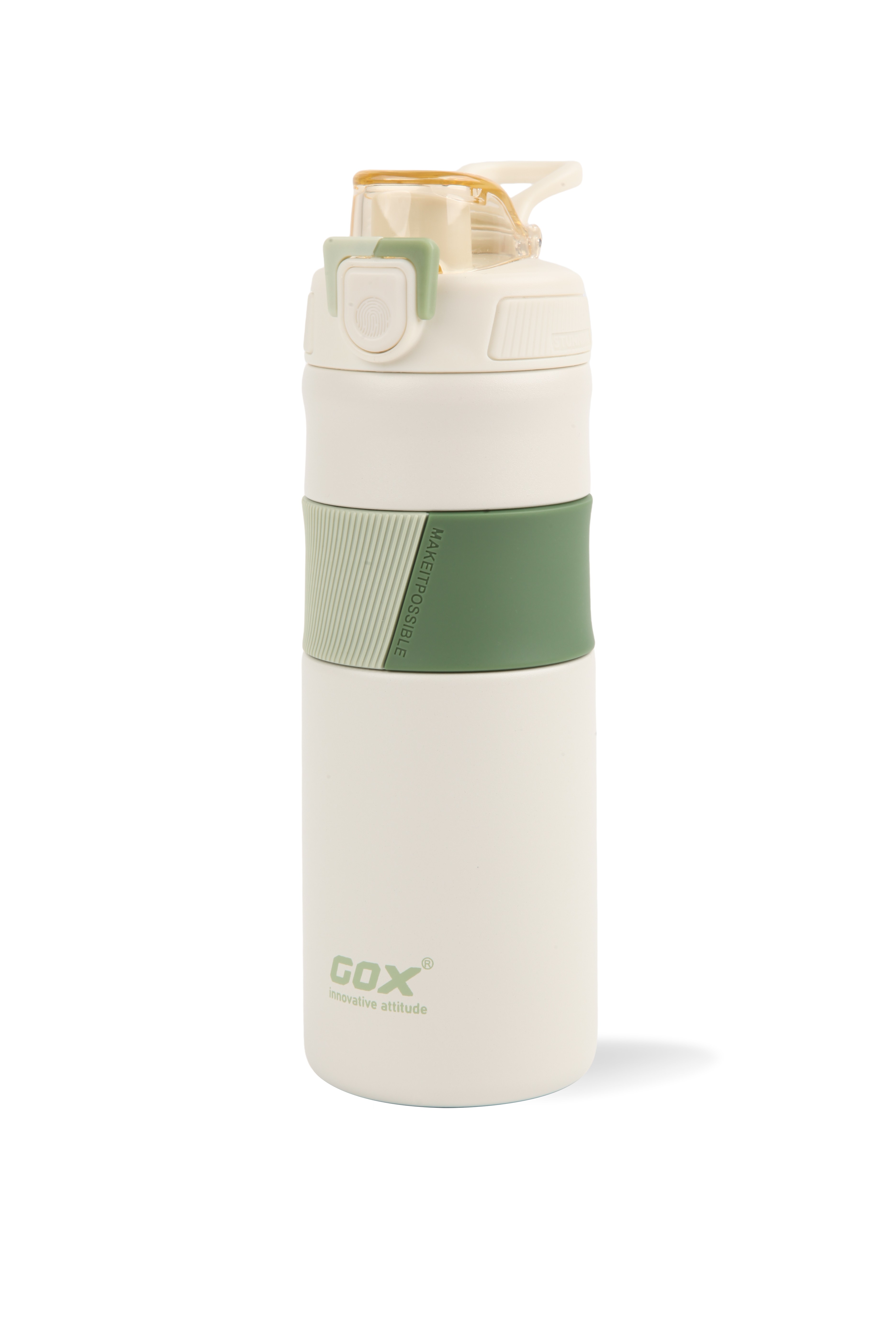 GOX Vacuum Insulated Thermal Stainless steel Flask with one-click flip-top