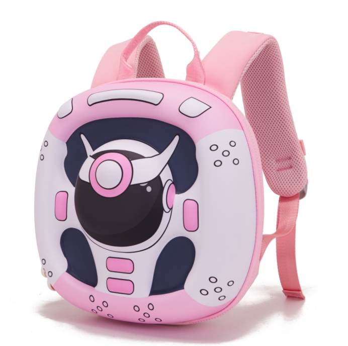 Kindergarten boys and girls cute three to six years old backpack steering wheel schoolbag