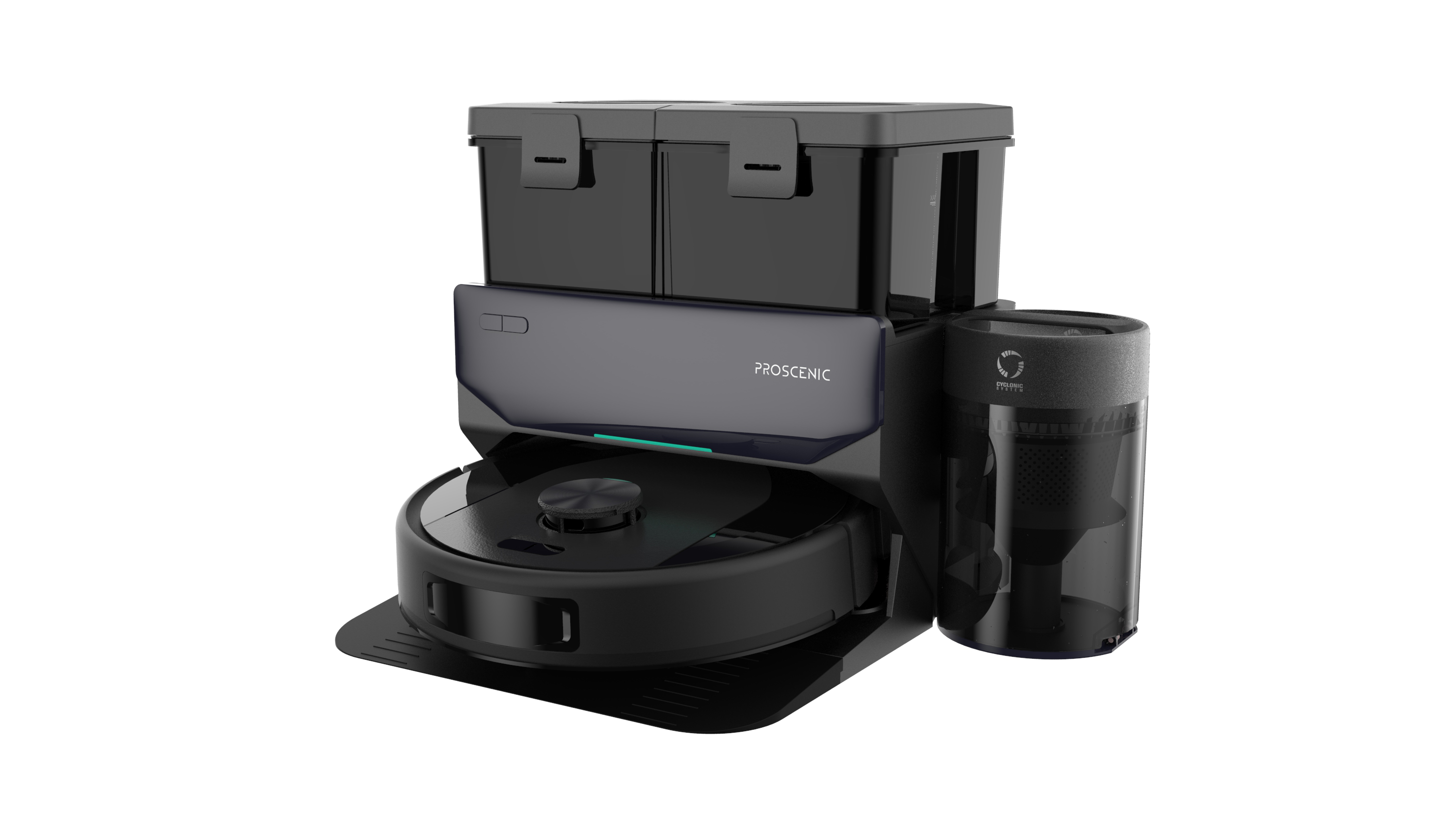 Proscenic M10 Cleaning Base Station Super strong suction Accurate mapping Automatic dust collection