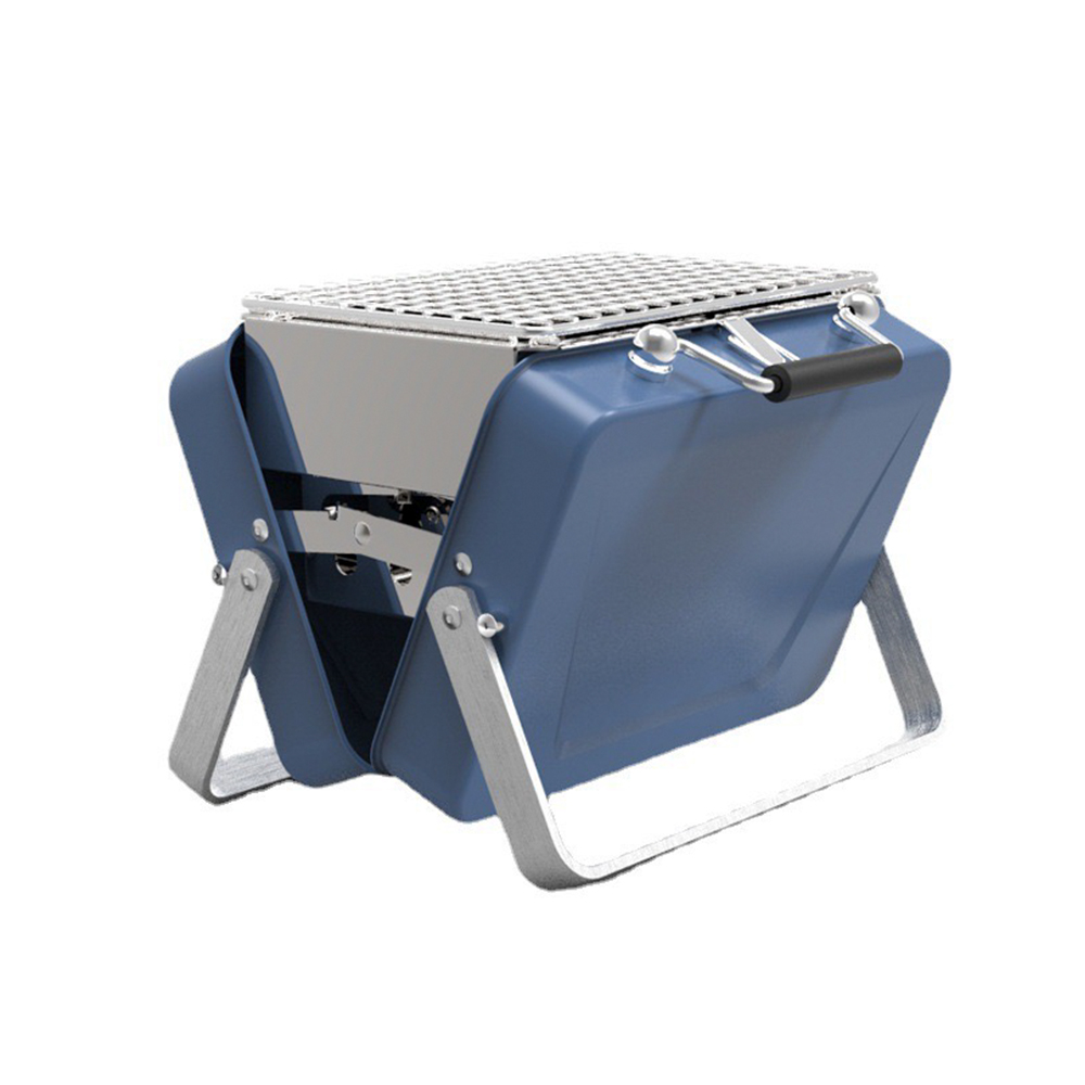 Lightweight Portable Stainless Steel Balcony Barbecue Camping Charcoal BBQ Grill Outdoor Accessory
