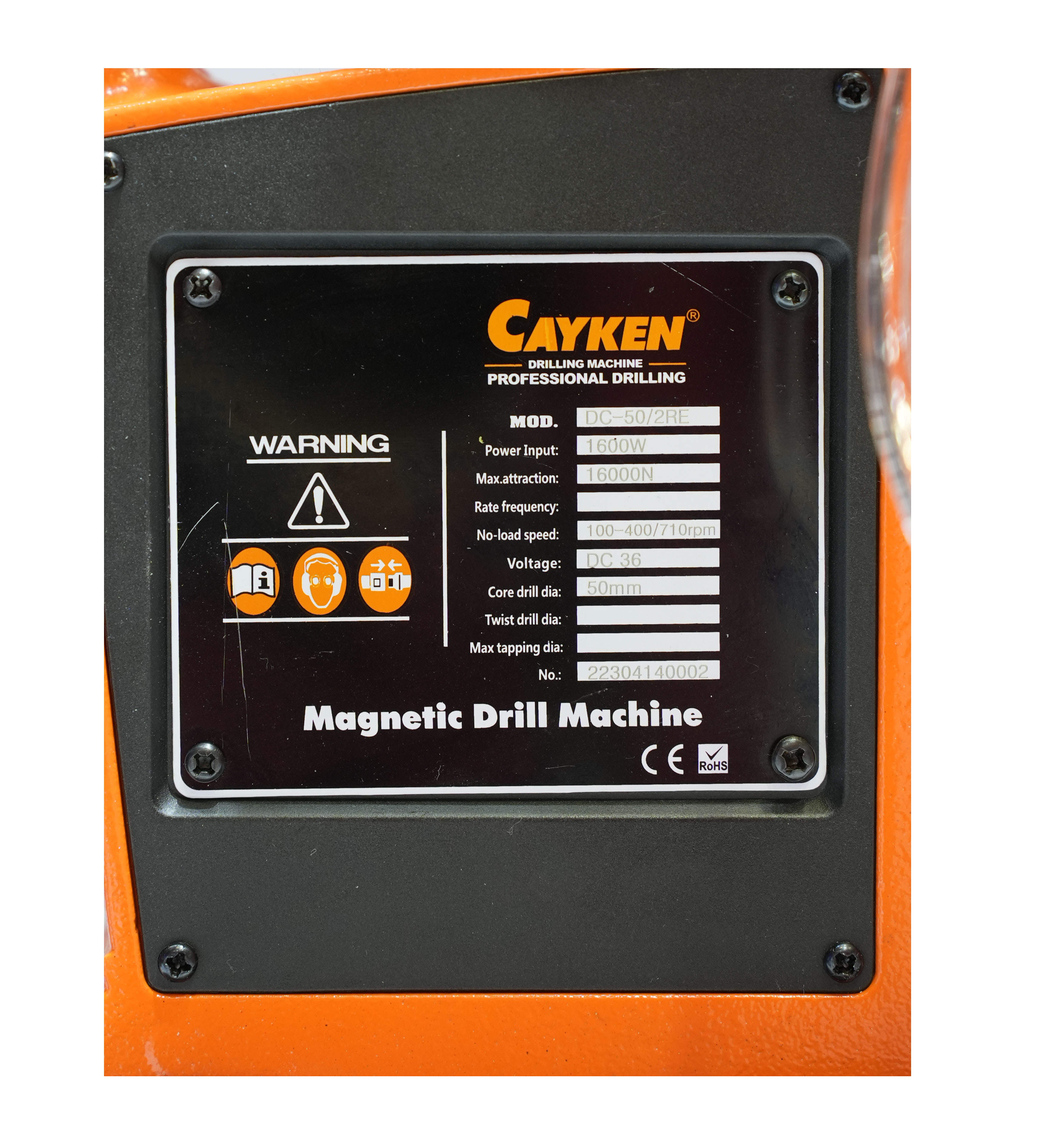 DC-50-2RE Horizontal DC Magnetic Base Drill