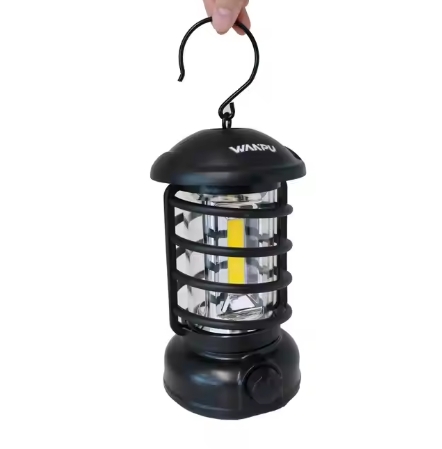 400LM Camping Light Outdoor Tent Lamp Power Bank ABS PS Lantern Retro Lamps