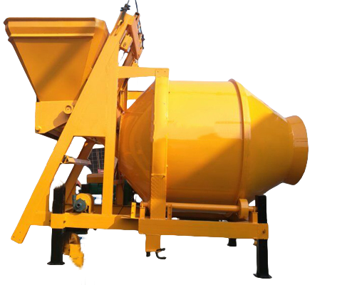 Trailer compact concrete mixing plant