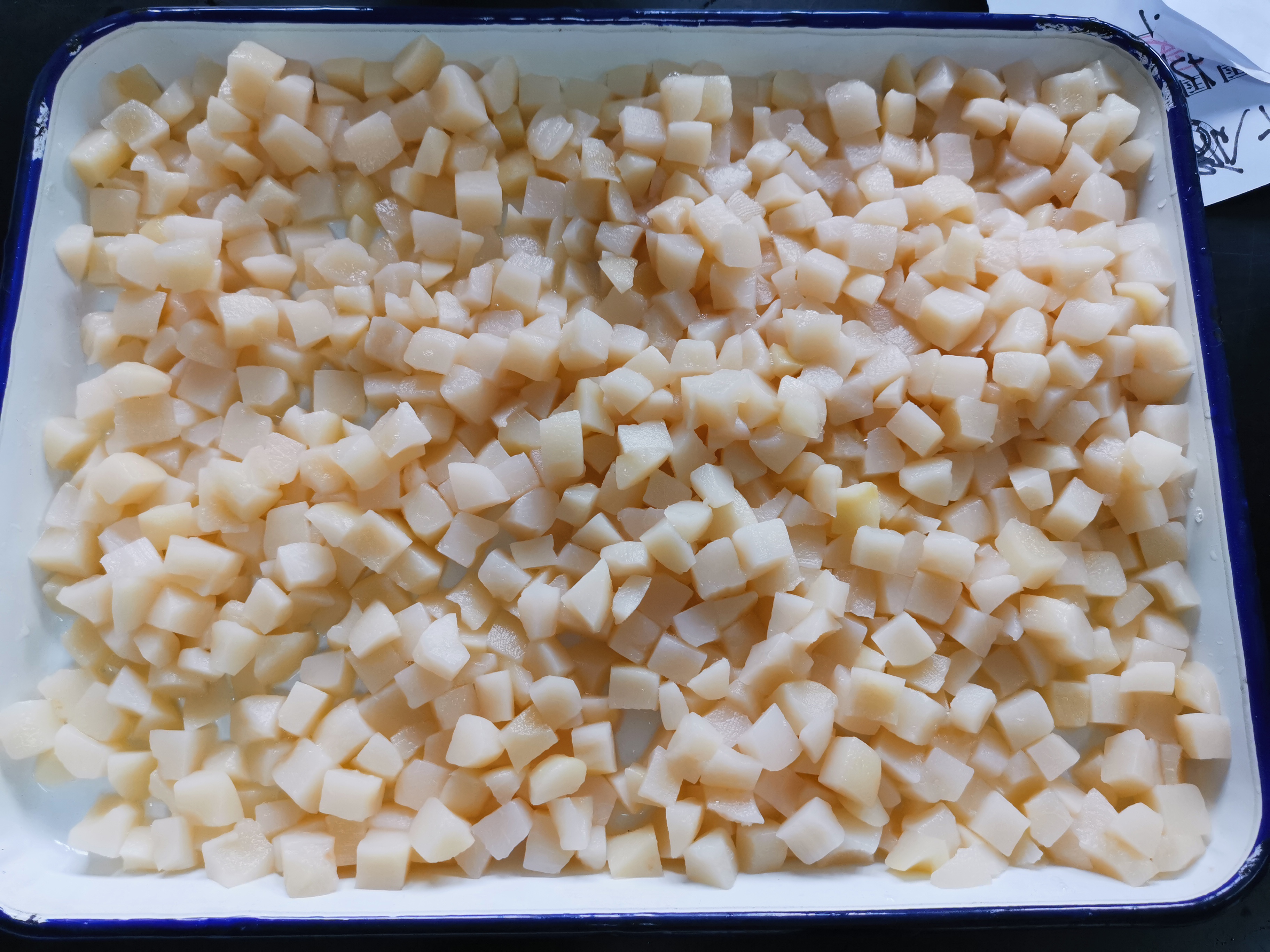 Canned White Peach