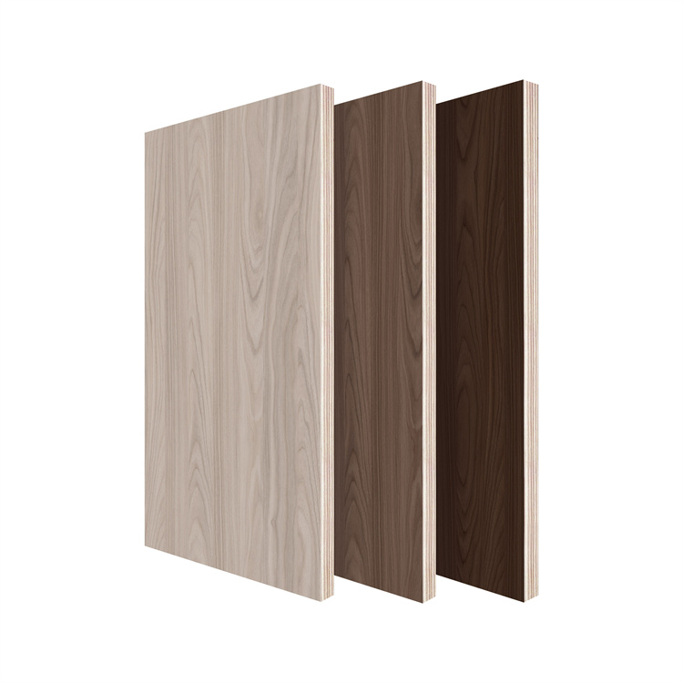 KAPOK 3D wood grain texture plywood melamine plywood board for cabinets